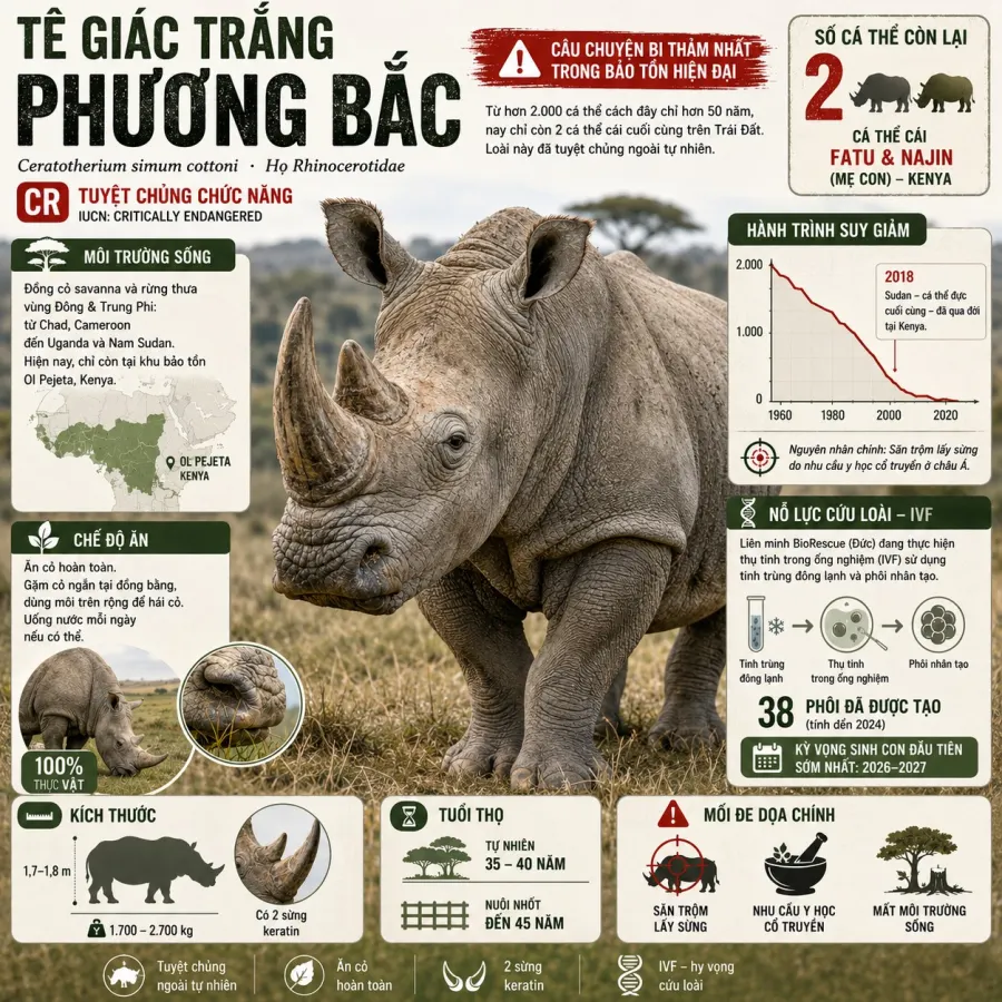 Infographic thú vị về các loài động vật